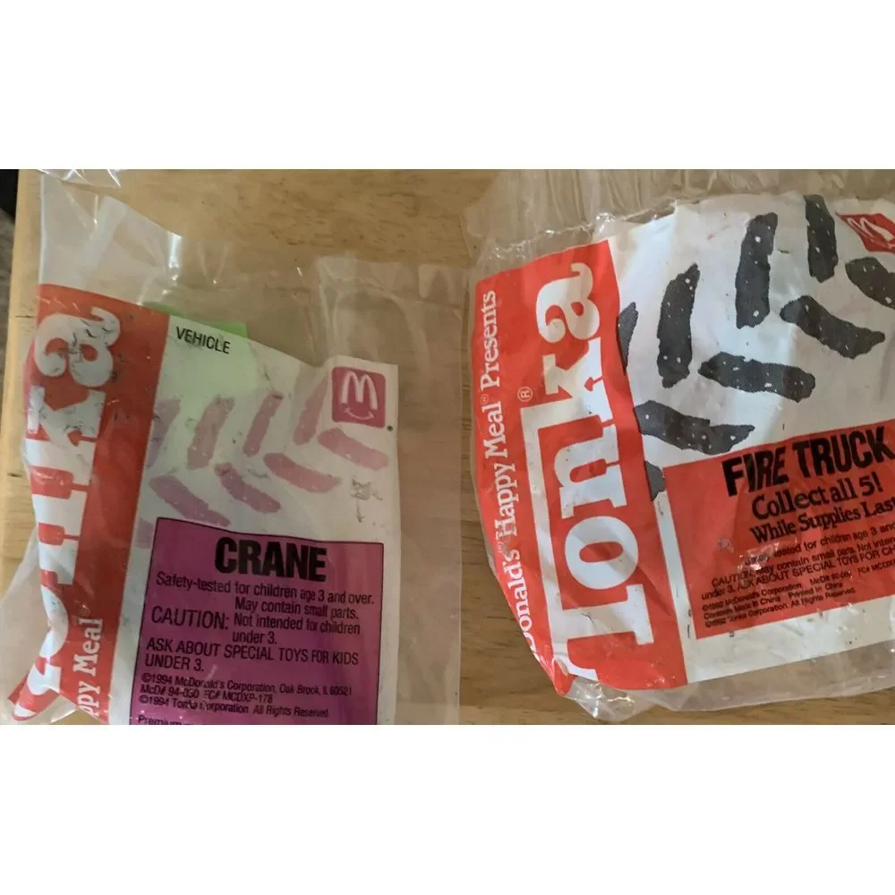 Lot of 8 Vintage Unopened McDonalds Toys Tonka‎ Hotwheels 90s